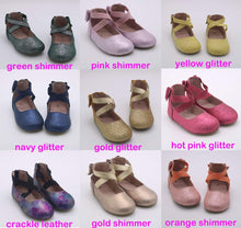 Load image into Gallery viewer, Abigale bow back ballet flats - Shimmer &amp; Glitter - Three By The Sea Clothing
