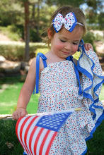 Load image into Gallery viewer, American Dream - Smocked Tie Strap Dress - Three By The Sea Clothing
