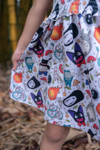Load image into Gallery viewer, Anime Smocked Dress - Three By The Sea Clothing
