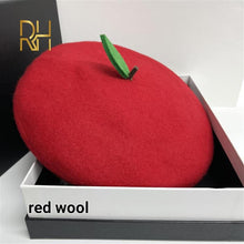 Load image into Gallery viewer, Apple Beret - Three By The Sea Clothing
