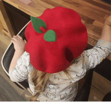 Load image into Gallery viewer, Apple Beret - Three By The Sea Clothing
