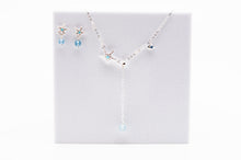 Load image into Gallery viewer, Aqua Starfish Fine Silver Jewelry Set (Style 3) - Three By The Sea Clothing
