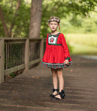 Load image into Gallery viewer, Aubrey Bow Shoes Patent red and black - Three By The Sea Clothing
