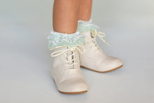 Load image into Gallery viewer, Bunny Lace Double Ruffle Socks - Three By The Sea Clothing

