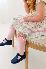Load image into Gallery viewer, Camille Tbar - Shimmer suede - Three By The Sea Clothing
