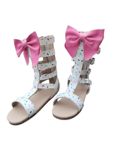 Load image into Gallery viewer, Cece's Sprinkle Gladiator Sandal pre - order - Three By The Sea Clothing
