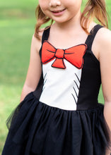 Load image into Gallery viewer, Clever Cat Dress (Cats, Hats &amp; Chaos) - Three By The Sea Clothing
