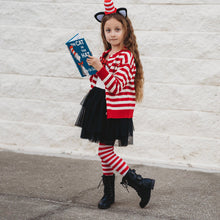 Load image into Gallery viewer, Clever Cat Dress (Cats, Hats &amp; Chaos) - Three By The Sea Clothing
