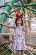 Load image into Gallery viewer, Coastal Summer Smocked Dress - Three By The Sea Clothing
