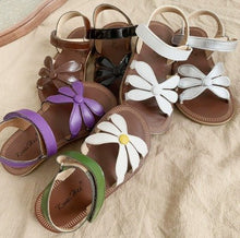 Load image into Gallery viewer, Daisy Leather Sandals - Three By The Sea Clothing
