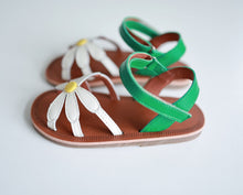 Load image into Gallery viewer, Daisy Leather Sandals - Three By The Sea Clothing
