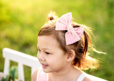 Dusty Pink Loppsie - Bows - Three By The Sea Clothing