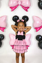 Load image into Gallery viewer, Fab - Bow - Lous Romper Pink - Three By The Sea Clothing
