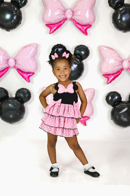 Fab - Bow - Lous Romper Pink - Three By The Sea Clothing