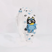 Load image into Gallery viewer, Handcrafted Beaded headband - Three By The Sea Clothing
