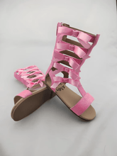 Load image into Gallery viewer, JoJo Bow Glitter Gladiators - Three By The Sea Clothing
