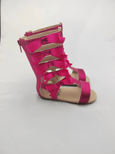 Load image into Gallery viewer, JoJo Bow Glitter Gladiators - Three By The Sea Clothing
