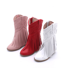 Load image into Gallery viewer, Jolene Fringe Leather Cowgirl Boots - runs narrow, size up! - Three By The Sea Clothing
