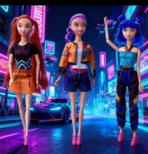 Load image into Gallery viewer, Kpop demon hunter dolls 3 piece set - Three By The Sea Clothing
