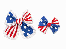Load image into Gallery viewer, Let Freedom Ring - Hair Bows - Three By The Sea Clothing
