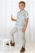 Load image into Gallery viewer, Loppsie Shirt - Mint Blue - Three By The Sea Clothing
