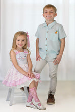 Load image into Gallery viewer, Loppsie Shirt - Mint Blue - Three By The Sea Clothing
