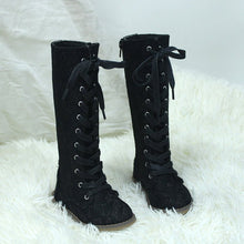 Load image into Gallery viewer, Luxe Lace Tall Boots pre - order - Three By The Sea Clothing
