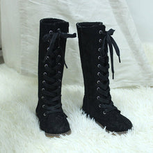 Load image into Gallery viewer, Luxe Lace Tall Boots pre - order - Three By The Sea Clothing
