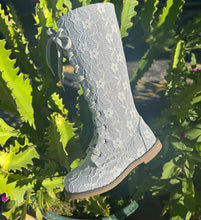 Load image into Gallery viewer, Luxe Lace Tall Boots pre - order - Three By The Sea Clothing

