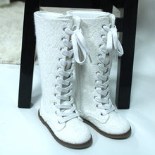 Load image into Gallery viewer, Luxe Lace Tall Boots pre - order - Three By The Sea Clothing
