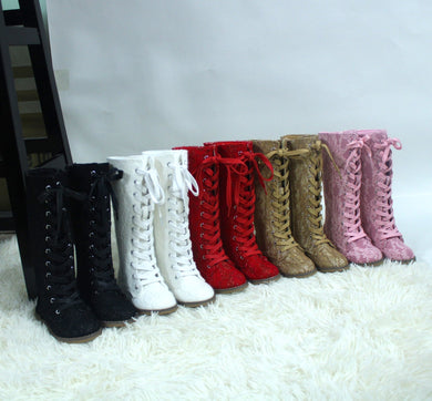 Luxe Lace Tall Boots pre - order - Three By The Sea Clothing