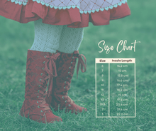 Load image into Gallery viewer, Luxe Lace Tall Boots pre - order - Three By The Sea Clothing
