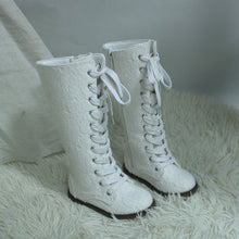 Load image into Gallery viewer, Luxe Lace Tall Boots pre - order - Three By The Sea Clothing
