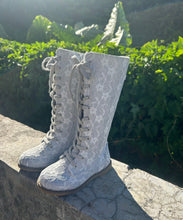 Load image into Gallery viewer, Luxe Lace Tall Boots pre - order - Three By The Sea Clothing
