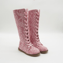 Load image into Gallery viewer, Luxe Lace Tall Boots pre - order - Three By The Sea Clothing
