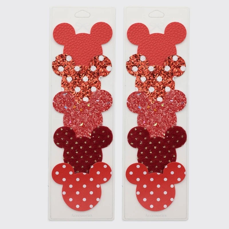 Magical Mouse head hair clips set of 5 - Three By The Sea Clothing