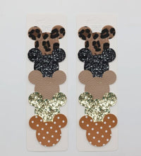 Load image into Gallery viewer, Magical Mouse head hair clips set of 5 - Three By The Sea Clothing
