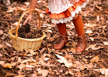 Load image into Gallery viewer, Maple lace scalloped boots PRE-ORDER - Three By The Sea Clothing
