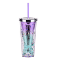 Load image into Gallery viewer, Mermaid tumbler - Three By The Sea Clothing

