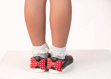 Load image into Gallery viewer, Millie sneakers - Magical Mouse and solid Black - Three By The Sea Clothing
