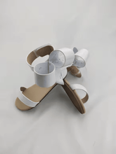 Load image into Gallery viewer, Natalie Patent Leather Bow Sandal - ready to ship - Three By The Sea Clothing
