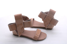 Load image into Gallery viewer, Natalie Patent Leather Bow Sandal

