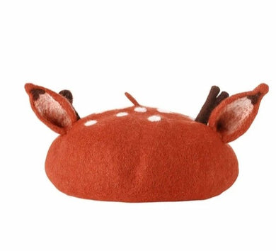 Oh deer beret - Three By The Sea Clothing