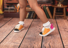 Load image into Gallery viewer, Pencil me in canvas shoes pre order - Three By The Sea Clothing
