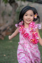Load image into Gallery viewer, Pink Lei Smocked Dress - Three By The Sea Clothing
