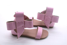 Load image into Gallery viewer, Natalie Patent Leather Bow Sandal
