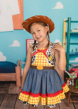 Load image into Gallery viewer, Playtime Pals - Howdy Partner Dress - Three By The Sea Clothing
