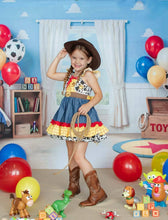 Load image into Gallery viewer, Playtime Pals - Howdy Partner Dress - Three By The Sea Clothing
