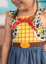 Load image into Gallery viewer, Playtime Pals - Howdy Partner Dress - Three By The Sea Clothing
