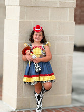 Load image into Gallery viewer, Playtime Pals - Howdy Partner Dress - Three By The Sea Clothing
